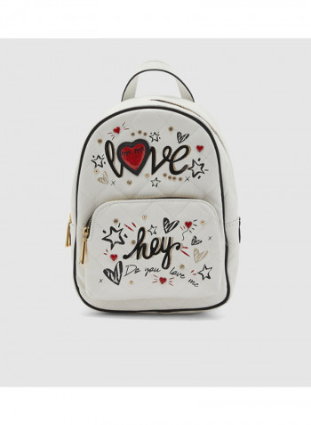 Stylish And Durable Fashionable Backpack White