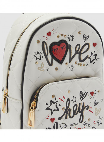 Stylish And Durable Fashionable Backpack White