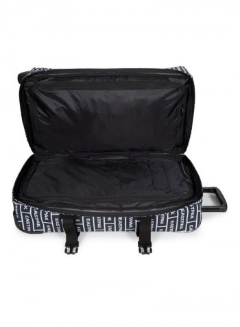 Traverz Cabin Lugage Trolley 26-Inches Black/White