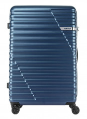 4 Wheels Skybridge Hard Side Large Lugage Trolley Bag 79cm Navy