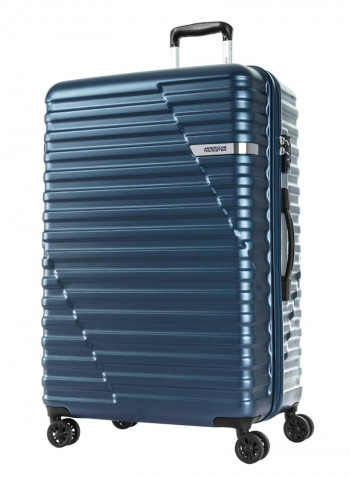 4 Wheels Skybridge Hard Side Large Lugage Trolley Bag 79cm Navy