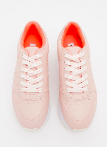 Angeles Lace Up Sneaker Pink/White