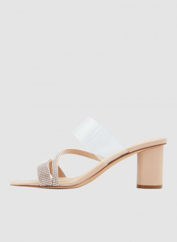 Muralis Embellished Sandals Beige