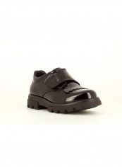 Kids Leather Comforts Black