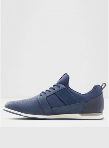 Moonah Lace-Up Low Top Sneakers Blue