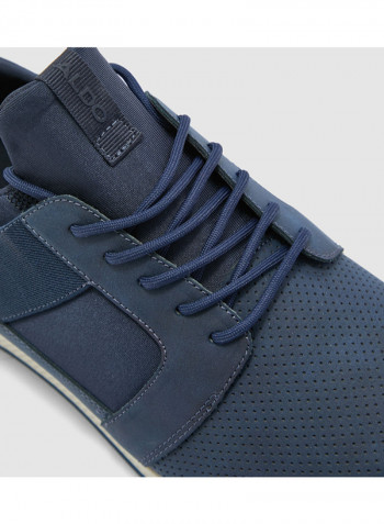 Moonah Lace-Up Low Top Sneakers Blue