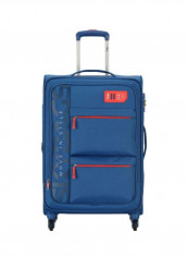 Vanguard 4-Wheel Softside Check-In Luggage Trolley Blue/Red/Grey