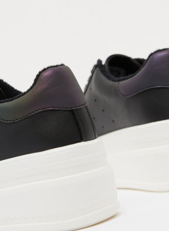 Cherrss Lace Up Sneakers Black/White