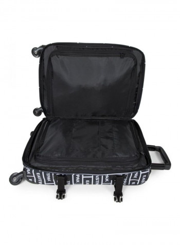 Trans Cabin Travel Luggage Trolley 21 Inch Black/White