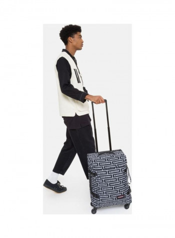 Trans Cabin Travel Luggage Trolley 21 Inch Black/White