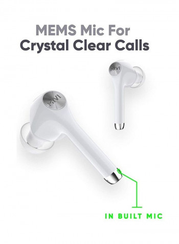 DuoPods M80 True Wireless Bluetooth Earbuds White