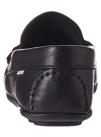 Slip-On Moccasin Loafer Shoes Black
