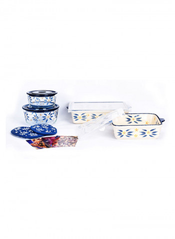 7-Piece Old World All-In One Bakers Bundle blue