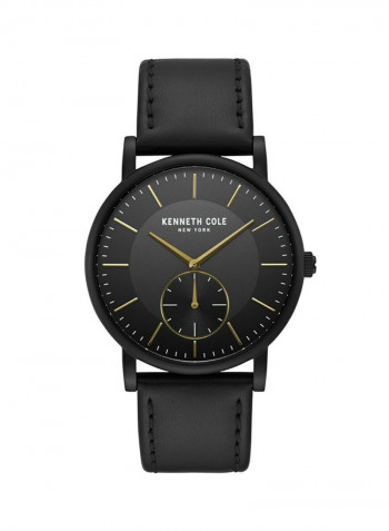 Men's Dress Sport Leather Analog Wrist Watch KC50066005