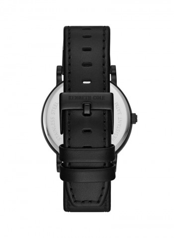 Men's Dress Sport Leather Analog Wrist Watch KC50066005