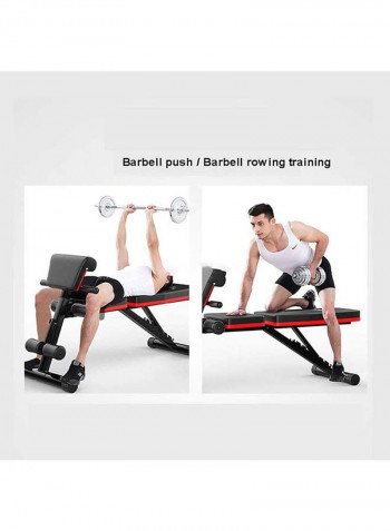 Multifunctional Exercise Bench 99x32x42centimeter