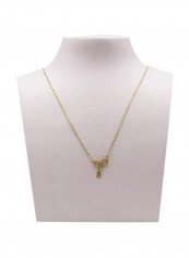 14 Karat Gold Plated Letter B Pendant Necklace