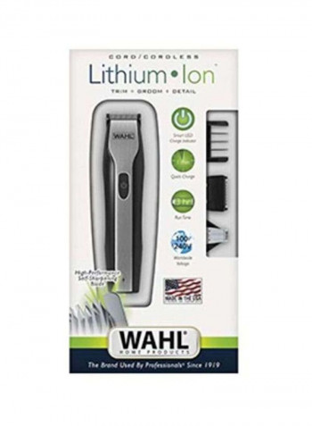 Cordless Trimmer Grooming Kit Black/Silver 27.9x15.2x7.6cm