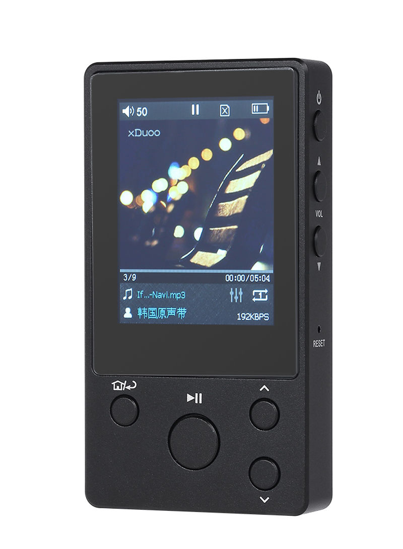 NANO D3 8GB HiFi Lossless Audio Player With 2.0 Inches IPS Display V3888_P Black