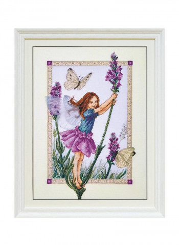 Lavender Fairy Sewing Cross-Stitch Kit