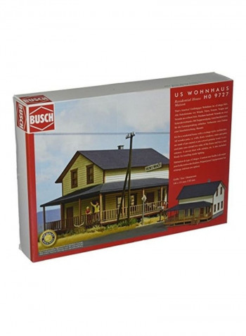 Residential House HO Scale Scenery Model