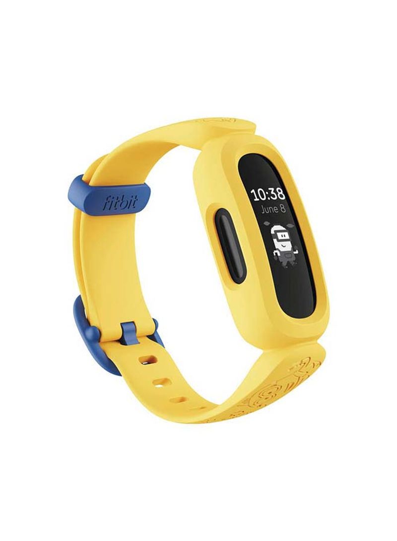 Ace 3,Tracker for Kids 6+ with Animated Clock Faces, Up to 8 days battery life & water resistant up to 50 m Black/Minions Yellow