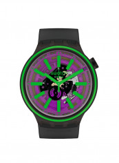 Pink Taste Black  Silicon Strap Watch