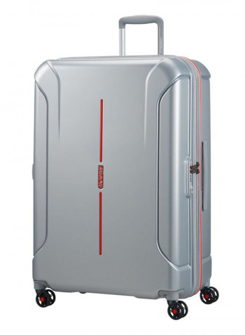 4 Wheels Technum Hard Side Medium Lugage Trolley Bag 68cm Aluminium