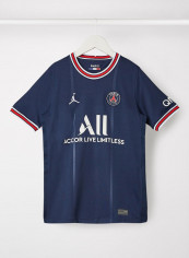 Youth Paris Saint-Germain 21/22 Stadium Home Football T-Shirt كحلي