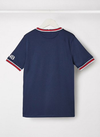 Youth Paris Saint-Germain 21/22 Stadium Home Football T-Shirt كحلي