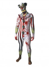 Zombie Clown Jaw Dropper Costume M