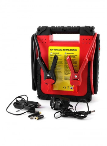 4-In-1 Heavy Duty Jump Starter With LED Light