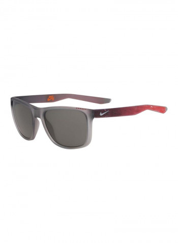 Men's Full Rim Injected Modified Rectangle Sunglass - Lens Size: 57 mm