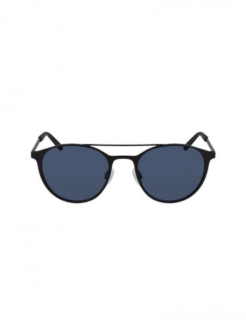 Men's Full Rimmed Round Frame Sunglasses - Lens Size: 52 mm