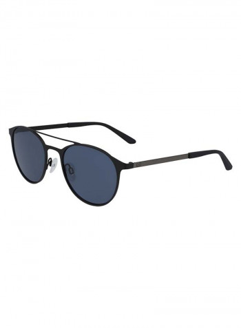 Men's Full Rimmed Round Frame Sunglasses - Lens Size: 52 mm