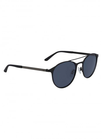 Men's Full Rimmed Round Frame Sunglasses - Lens Size: 52 mm