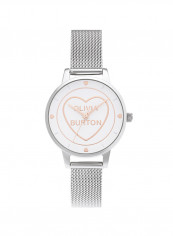Women's Candy Shop White & Heart Dial Watch