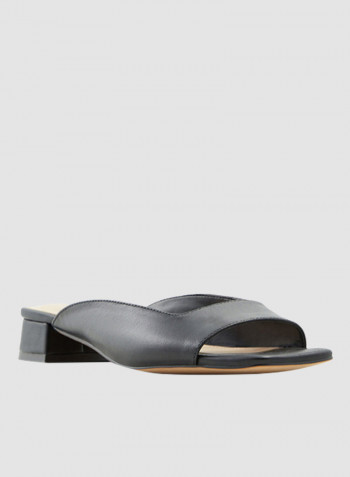 Culgoa Leather Sandals Black
