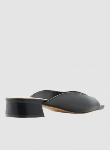 Culgoa Leather Sandals Black