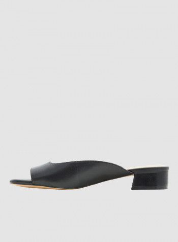 Culgoa Leather Sandals Black