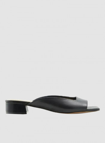 Culgoa Leather Sandals Black