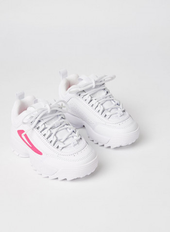 Kids Disruptor II Sneakers White/Pink