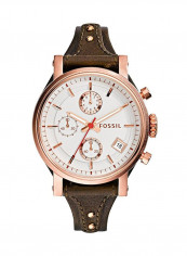 Women's Leather Analog Quartz Watch ES3616