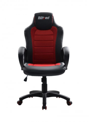 Gaming Chair Racing Style With Breathable Mesh Red/Black 116x61x15.7cm