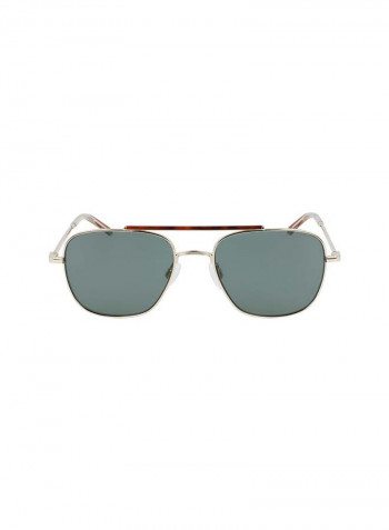 Men's Full-Rim Metal Rectangle Sunglasses - Lens Size: 54 mm