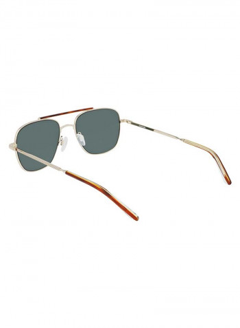 Men's Full-Rim Metal Rectangle Sunglasses - Lens Size: 54 mm