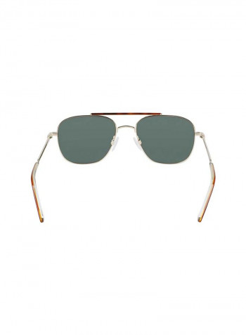 Men's Full-Rim Metal Rectangle Sunglasses - Lens Size: 54 mm