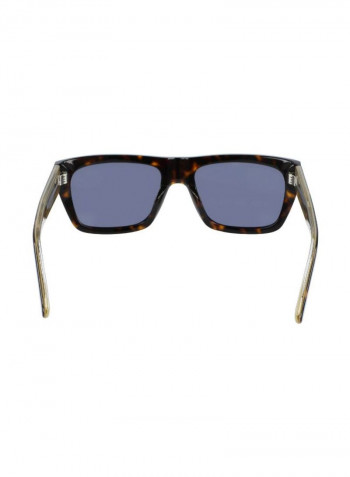 Men's Full Rimmed Rectangular Frame Sunglasses - Lens Size: 56 mm