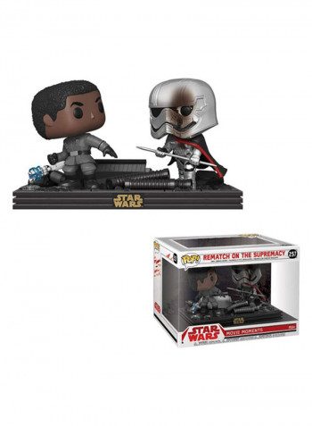 Rematch On The Supremacy POP! Movie Moments x Star Wars Action Figure With Trading Card Bundle