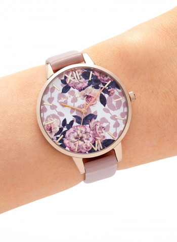 Women's PU Leather Analog Wrist Watch OB16LP03